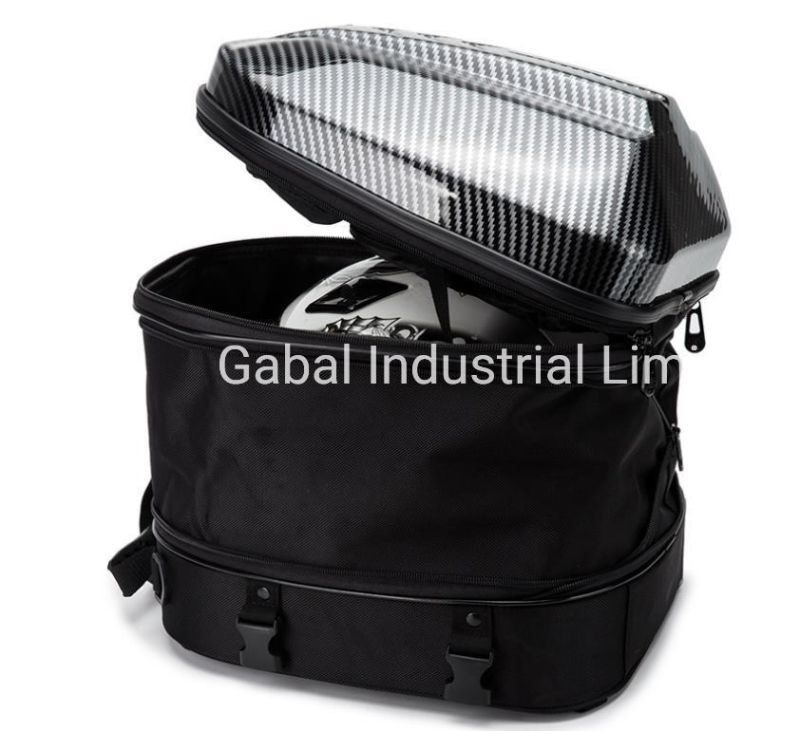 Fashion Hard Cover Motorcycle Sports Backpack Helmet Tail Bag