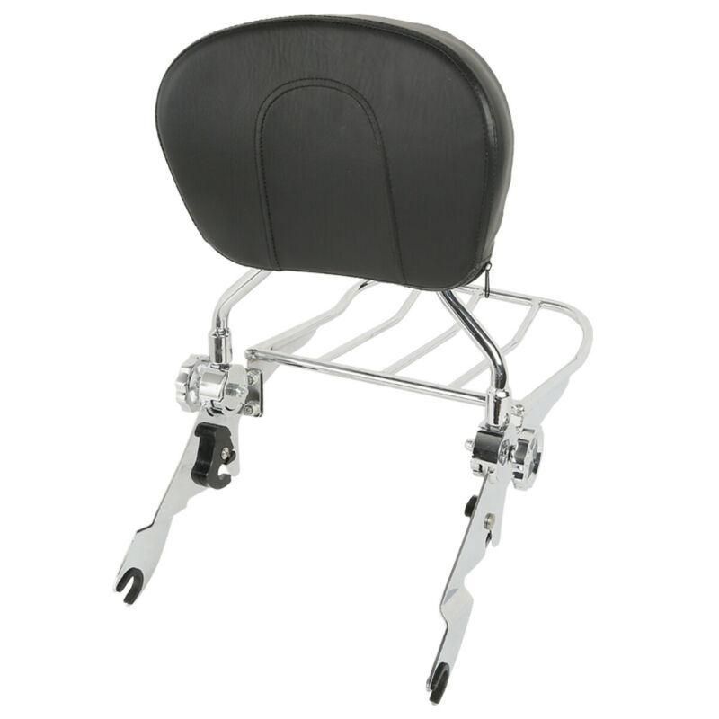 Xf2906236-E Backrest Sissy Bar & Luggage Rack Fit for Harley Road Street Electra Glide 09-20