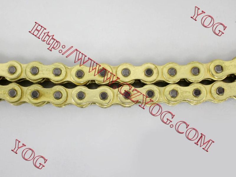 Motorcycle Parts of 520h-136L Driven Chain in Golden Color