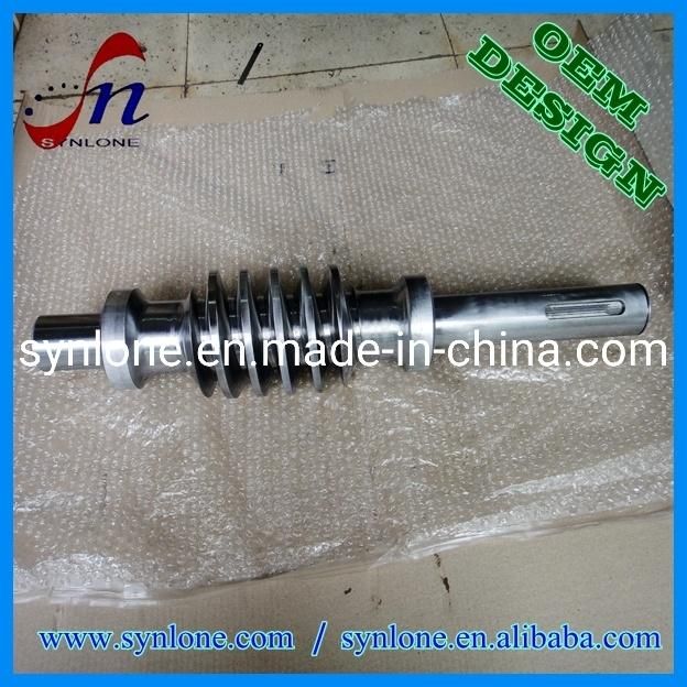 Worm Gear Shaft Gear for Air Compressing Spare Parts