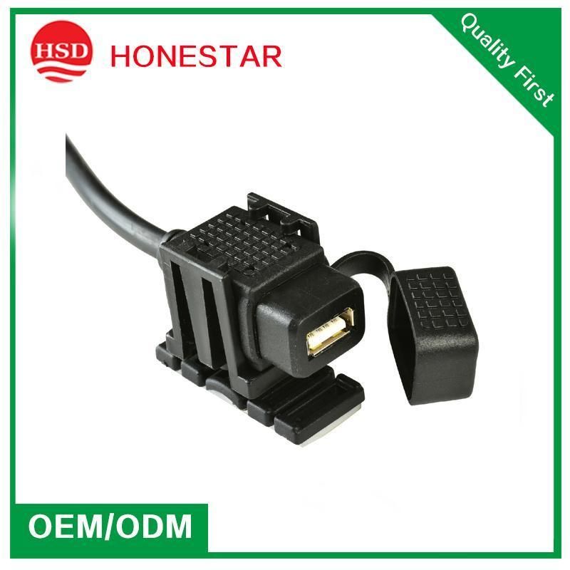 SAE to USB Cable Adapter Waterproof USB 5V 3.1A with Inline Fuse for Motorbike Cellphone Charger