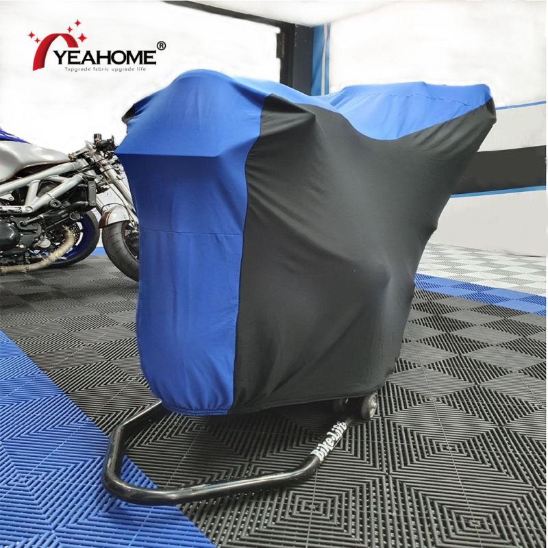 Dust-Proof Soft Fleece Elastic Motorcycle Cover Indoor Motorbike Cover