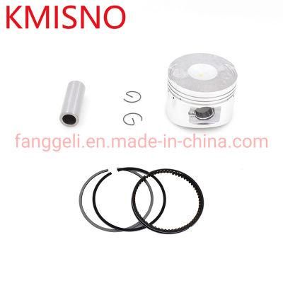Motorcycle 52.4mm Piston 15mm Pin Ring 1.0*1.0*2.0mm Set for Hoajue Hj125 Hj125t-16 Hj125t-11 125cc engine Spare Parts