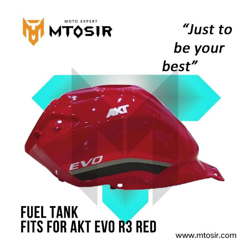 Mtosir Fuel Tank for Akt Evo-Ne High Quality Oil Tank Gas Fuel Tank Container Motorcycle Spare Parts Chassis Frame Part Motorcycle Accessories