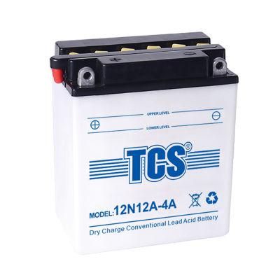 TCS Dry Charged Lead Acid Motorcycle Battery 12N12A-4A