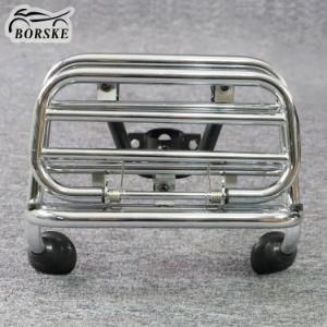 Borske Motorcycle Front Carrier Rack Scooter Storage Rack for Peugeot Django 150 125