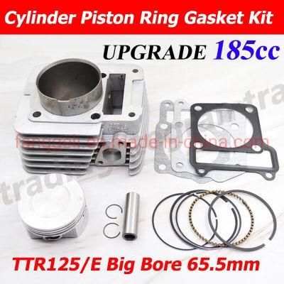 69 Motorcycle Cylinder Rebuilt Kit 65.5mm Big Bore for YAMAHA TTR125 TTR125e Tt-R125 185cc Modified Engine