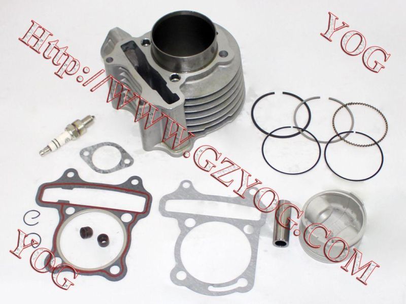 Motorcycle Parts Cylinder Kit Piston Complete Rings Block Cg125 Cg150 Cg200