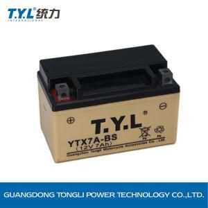 Tyl12V7ah/Ytx7a-BS with Best Wholesale Price Power Motorcycle Battery OEM Color Brand