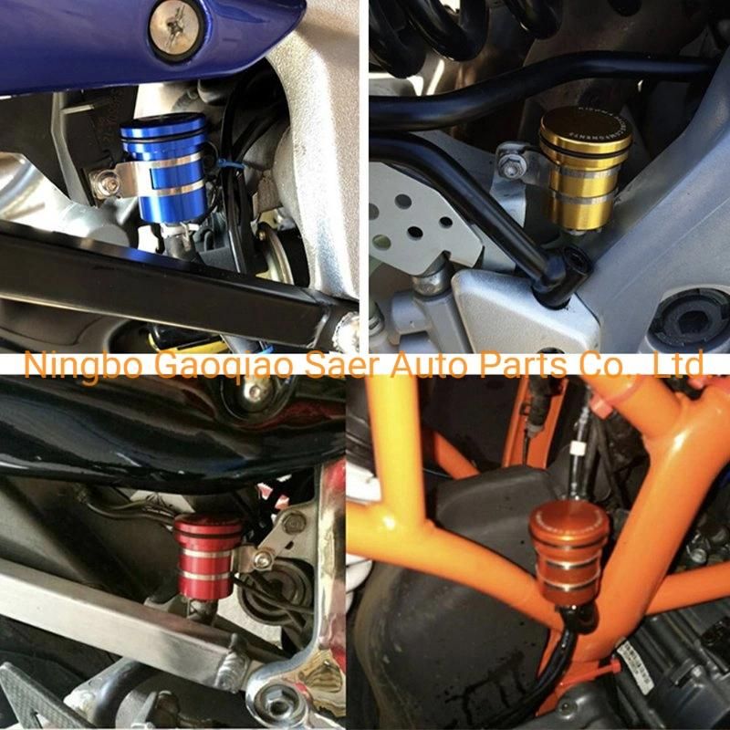 Universal Motorcycle Modified CNC Aluminum Alloy Upper Pump Oil Pot Brake Clutch Oil Tank
