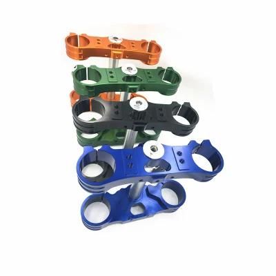 High Quality Custom Anodized Aluminum Dirt Bike Triple Clamp