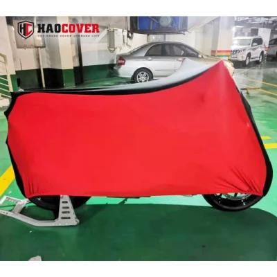 Custom Indoor Motorbike Cover Dustproof Stretchable Motorcycle Cover