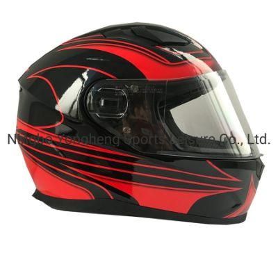ECE Approved Motorcycle Full Face Graphic Street Bike Helmet