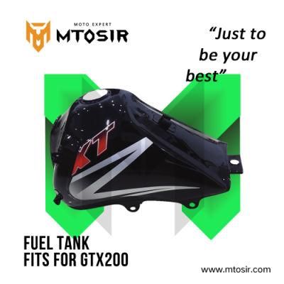 Mtosir Fuel Tank for Qingqi Gtx200 Gy200 High Quality Gas Fuel Tank Oil Tank Container Motorcycle Spare Parts Chassis Frame Parts Gxt200