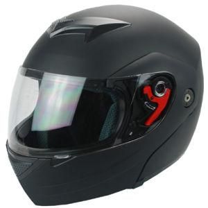 Matt Black Flip up Modular Helmet (ST-817)
