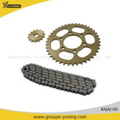 China Factory Motorcycle Engine Parts 45#Steel Chain Sprocket Kit