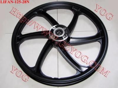 Spare Parts Motorcycle Aluminum Rim Complete Alloy Wheel for Lifan 125/Wy125