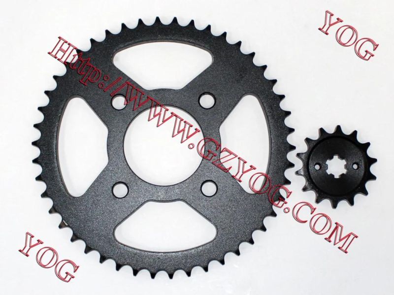 Motorcycle Spare Parts Front Rear Sprocket Sets Bajaj Bm125 Bm150 Boxer