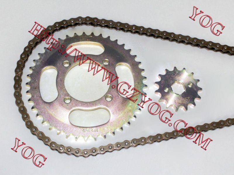 Motorcycle Parts Motorcycle Chain Sprocket Set for Honda Cg125 Cg150