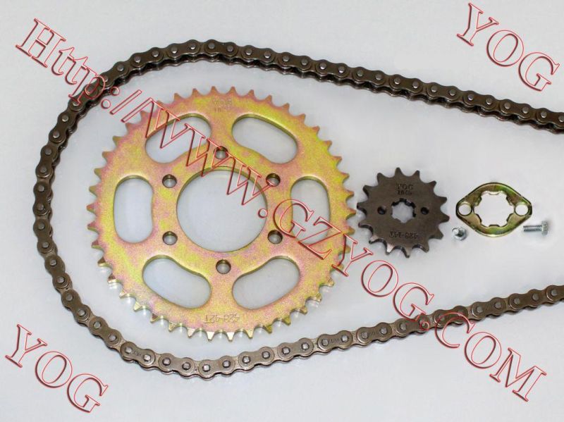 Motorcycle Transmission Parts Motorcycle Chain Sprocket Set Kit De Transmision Jialing125 Jh125L