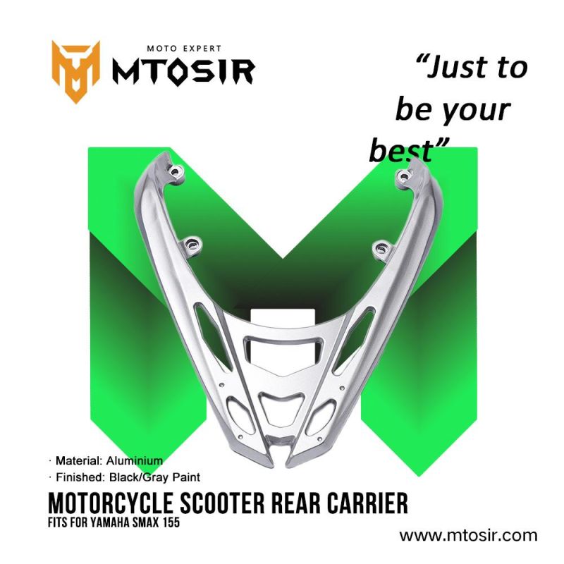 Mtosir High Quality Motorcycle Scooter Rear Carrier Fits for YAMAHA Smax155 Motorcycle Spare Parts Motorcycle Accessories