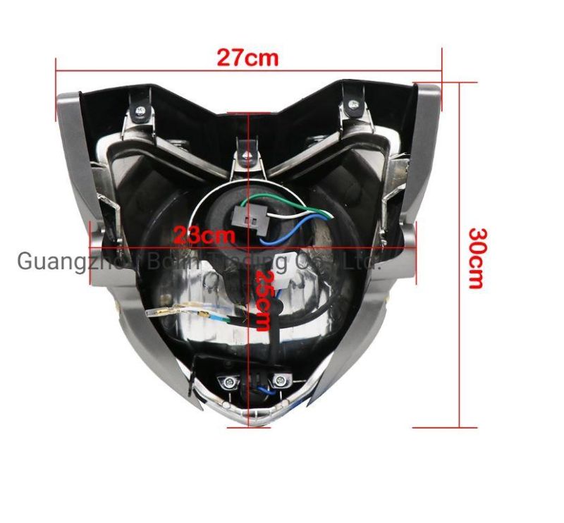 Fz16 Motorcycle Front Headlight Headlamp Assembly Head Light Lamp Bracket