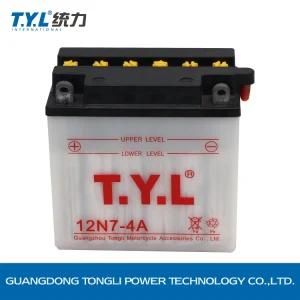 12n7-4A 12V7ah White Color Water Motorcycle Battery Factory Price Motorcycle Price