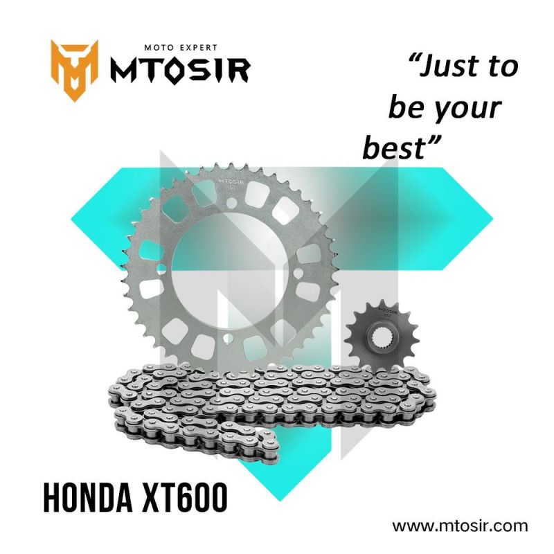 Mtosir High Quality Transmission Kit for Honda Xt600 Honda Cg Fan 125 New Honda Cg150 YAMAHA Motorcycle Chain and Sprocket / Wheel Kit