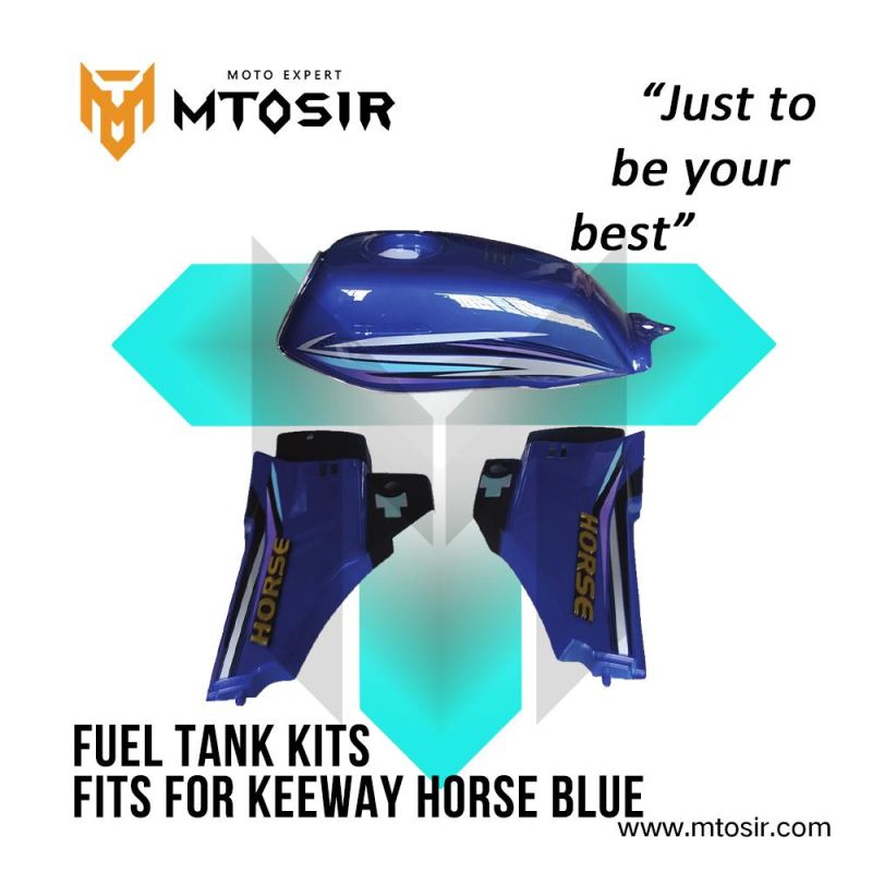 Mtosir Motorcycle Fuel Tank Kits Keeway Hourse Black Side Cover Motorcycle Spare Parts Motorcycle Plastic Body Parts Fuel Tank