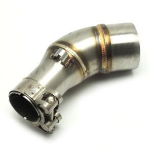 Fcmun195 Motorcycle Exhaust System Parts Muffler Connect Pipe for YAMAHA R25 2014-2015
