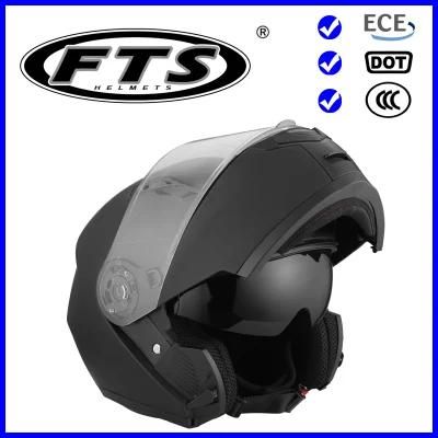 Motorcycle Accessory Safety Protector Full Face Half Open Jet Modular Cross Helmet with DOT &amp; ECE Certificates ABS Material Pinlock Visor