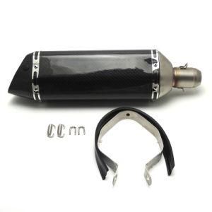 Fcmun190 Motorcycle Exhaust System Parts Full Carbon Hexagon Muffler