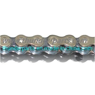 Steel Motorcycle Chain/Cadena De Tiempo/Motor/Traccion/Timing Chain/Moto Repuestos 25h/2X3/3X4/420/428/428h 530-76L