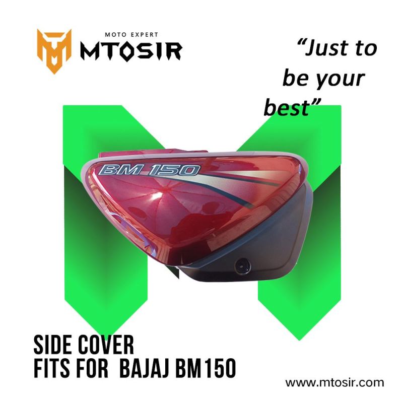 Mtosir Motorcycle Side Cover Fits for Bajaj Bm150 Chassis Plastic Parts High Quality Side Cover