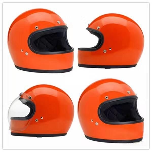 Motorcycle Full Face Helmet in Fiber Glass