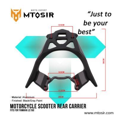 Mtosir Motorcycle YAMAHA LC150 Rear Carrier Black/Gray Paint Scooter Parts High Quality Professional Rear Carrier