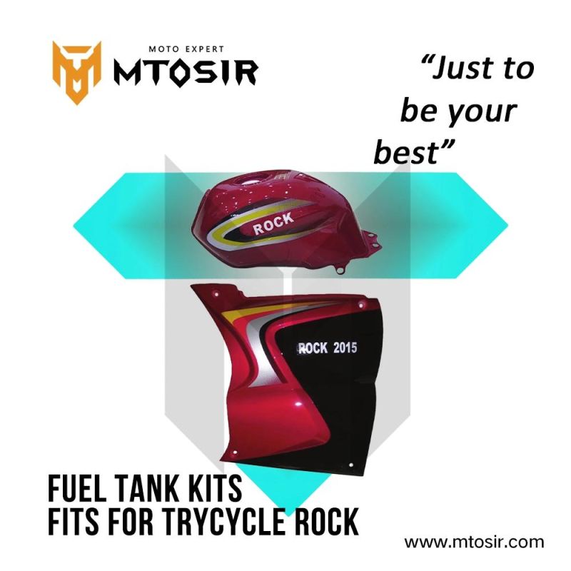 Mtosir Motorcycle Fuel Tank Kits Trycycle Rock Motorcycle Side Cover Spare Parts Motorcycle Plastic Body Parts Fuel Tank Kits