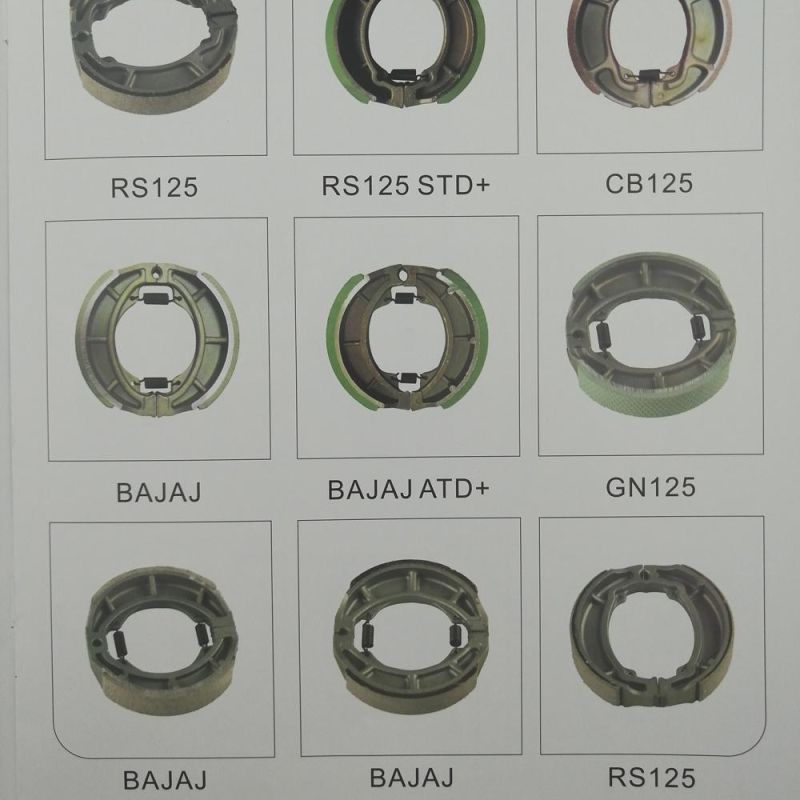 High Quality Motorcycle Brake Shoe Spare Parts for Cg125