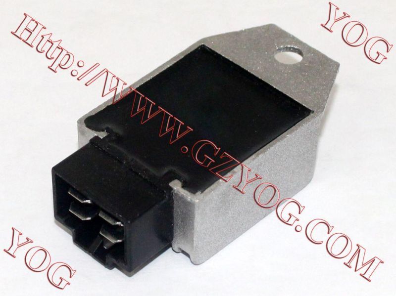 Yog Motorcycle Spare Parts Voltage Rectifier 6V 1 Alambre Eco-100 Ax100