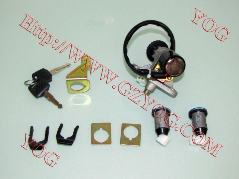 Motorcycle Parts Llave De Contacto Lock Set Ignition Switch Key Set RTR180 Gn125 CB-125ace