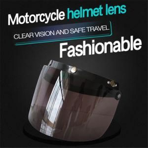 Black Anti-UV Motorcycle Helmet Visor Easy Installation OEM Sand Prevention