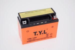 6.5ah Lead-Acid Motorcycle Battery for Cg125 Motorcycle in Orange and Black Color