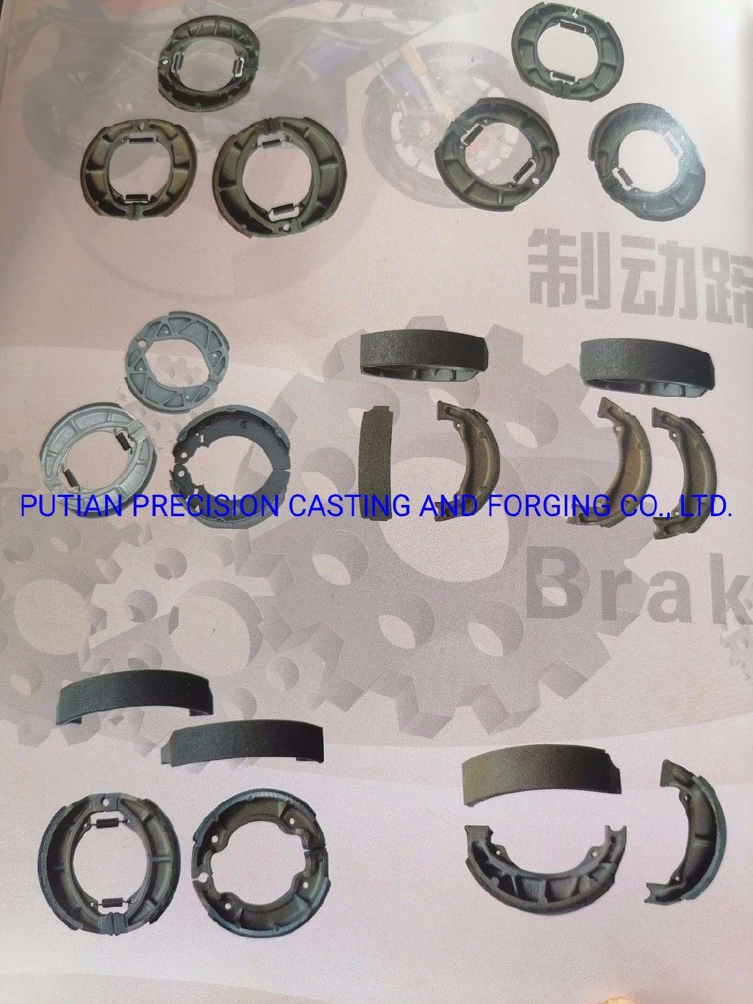 High Quality, High Wear Resistance, No Nosise Motorcycle Brake Shoes Parts, Asbestos or Asbestos Free