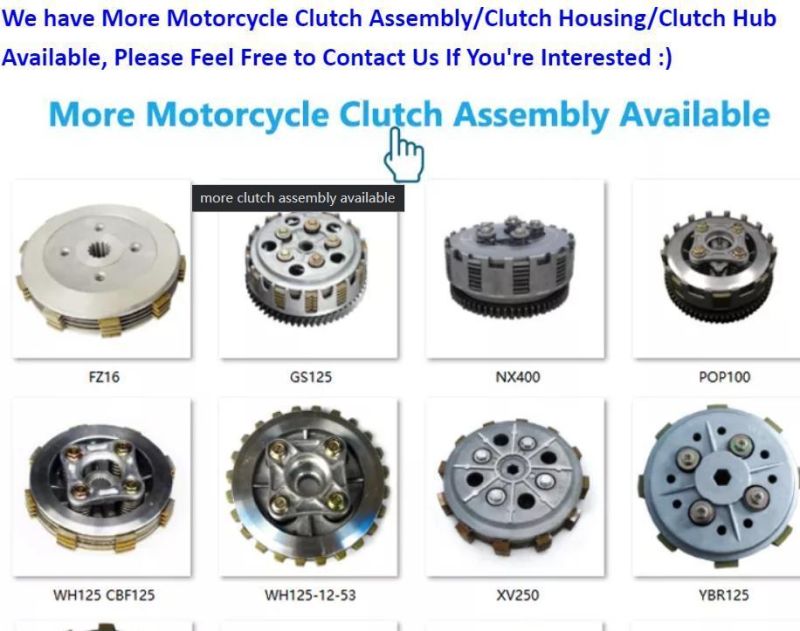 Genuine Quality Motor Spare Parts Motorcycle Clutch for Cg150