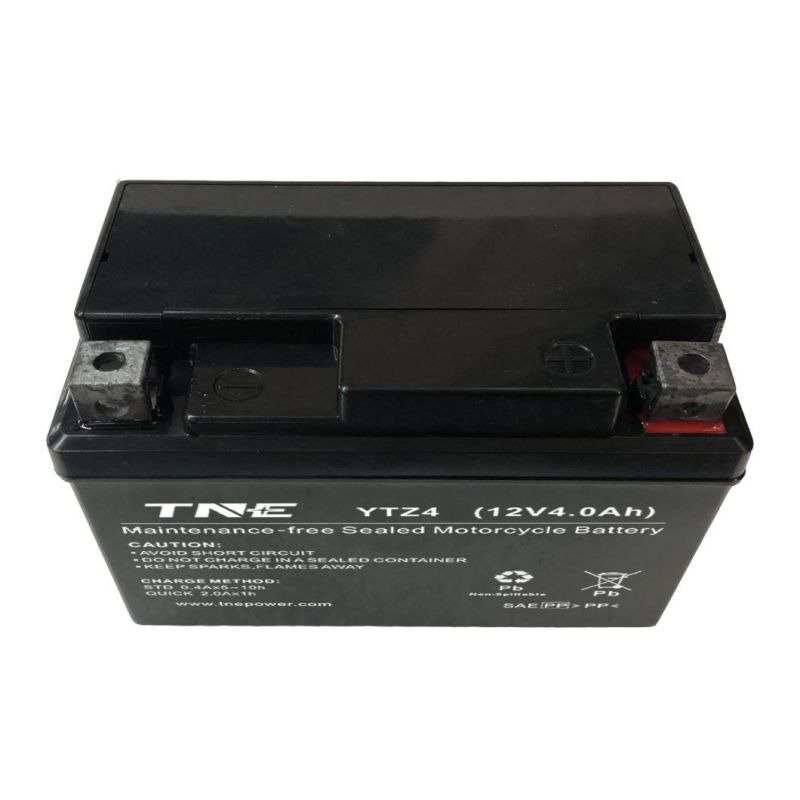 Yuasa Type 12V 4ah Rechargeable Lead Acid VRLA AGM Motorcycle Battery