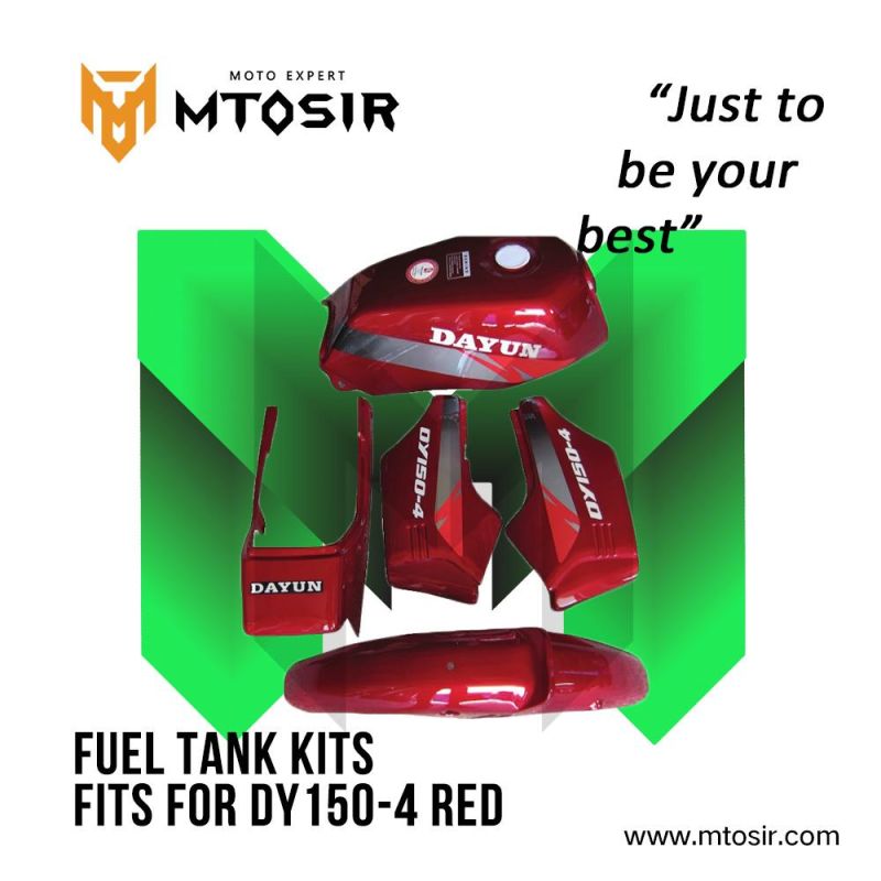 Mtosir Motorcycle Fuel Tank Kits Dy150-10 Side Cover Fender Headlight Cover Motorcycle Spare Parts Motorcycle Plastic Body Parts Fuel Tank