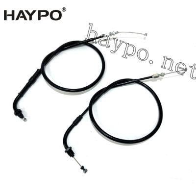 Motorcycle Parts Double Throttle Cable for Honda Cbf190r (17910-K70-601 / 17920-K70-601)