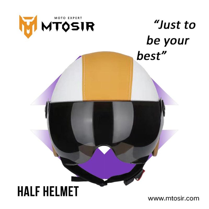 Mtosir Motorcycle Helmet Motorcycle Accessories Four Seasons Universal Half Face Electric Bicycle Motorcycle Helmet