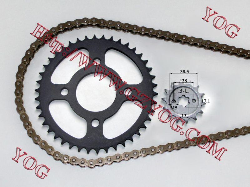 Motorcycle Spare Parts Chain System for Dy100