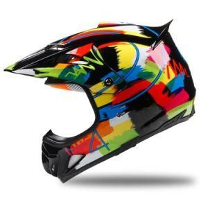 2021 New Design DOT/CE ABS Full Face Cross-Country Motorcycle Helmet
